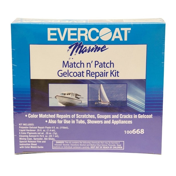 Evercoat Gel Coat Repair Kit 100668 Zoro